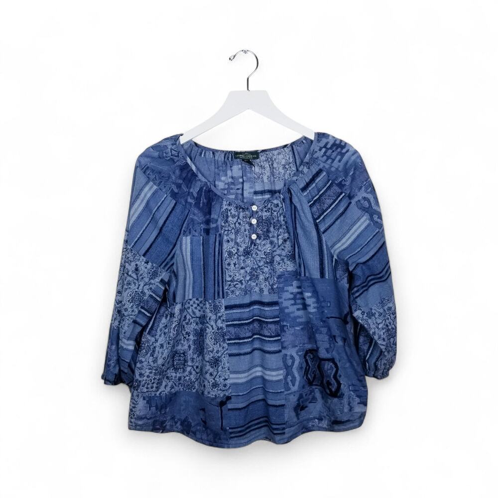 LRL Lauren Jeans Co. Ralph Lauren Boho Blouse - Size M